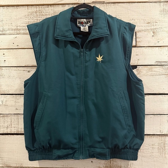 boast Other - Vintage Boast Mens Jacket Vest L Green